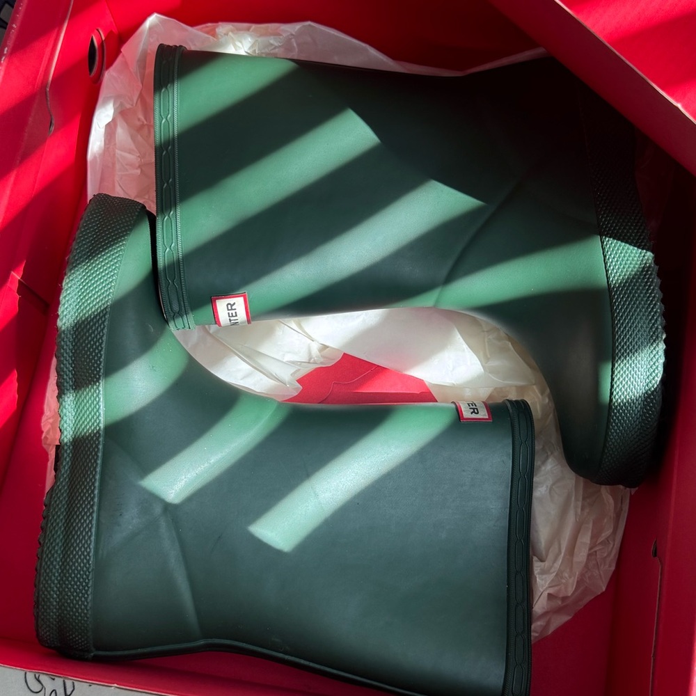 Green Rubber Boots